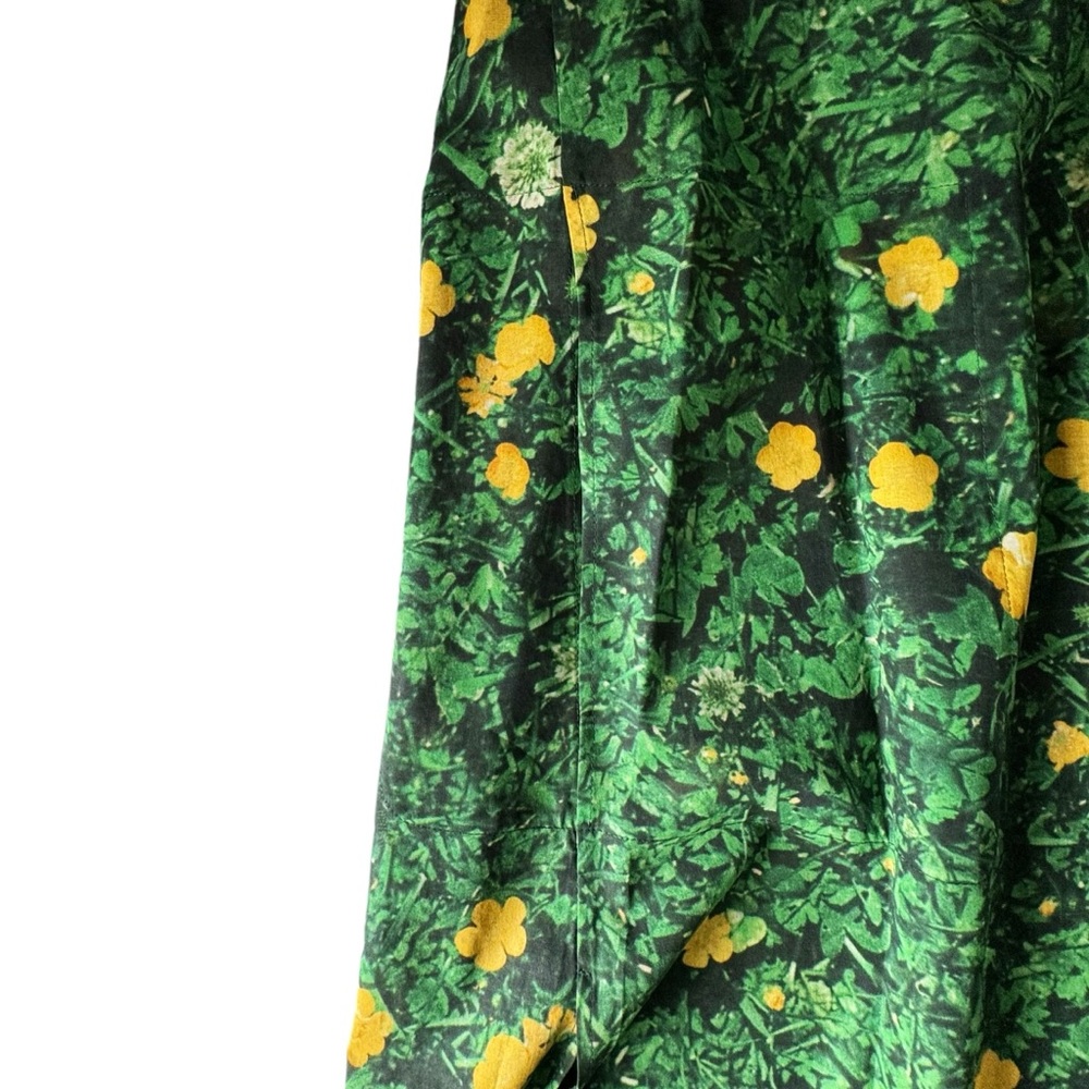 Akris Buttercup Voile Floral Print Tunic Button Down | 12 NWT - Picture 7 of 13